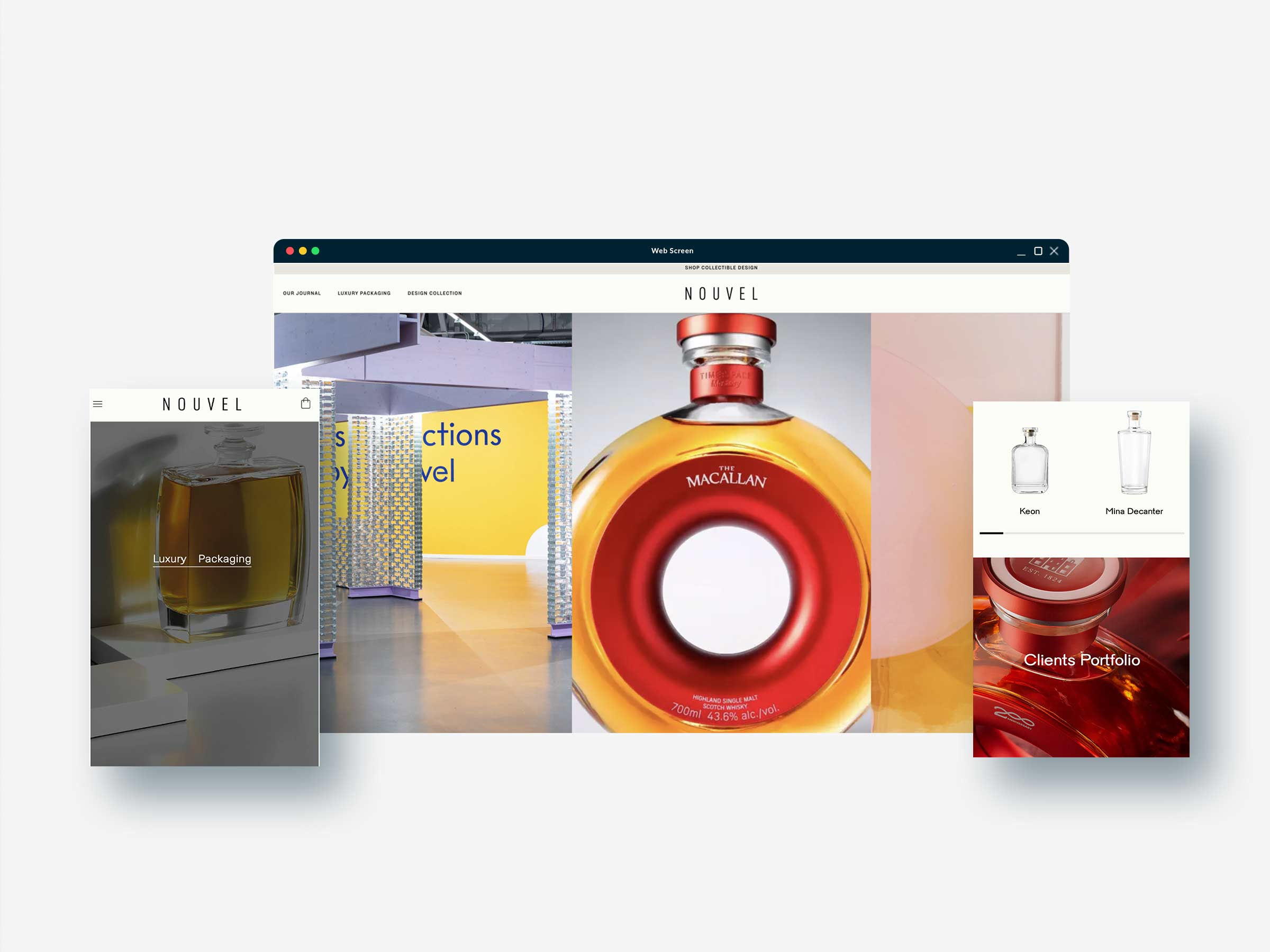 Diseño web, e-commerce y UX design para Nouvel