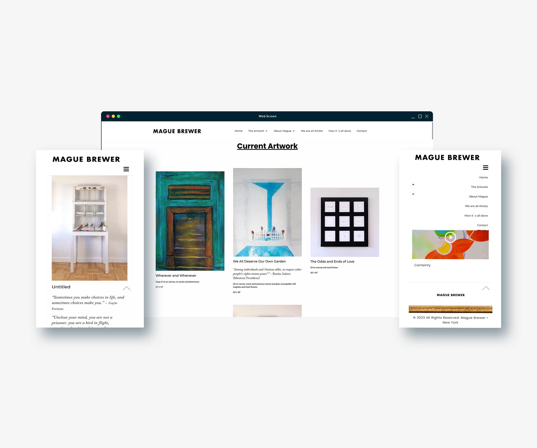 Diseño Web arte N.Y.